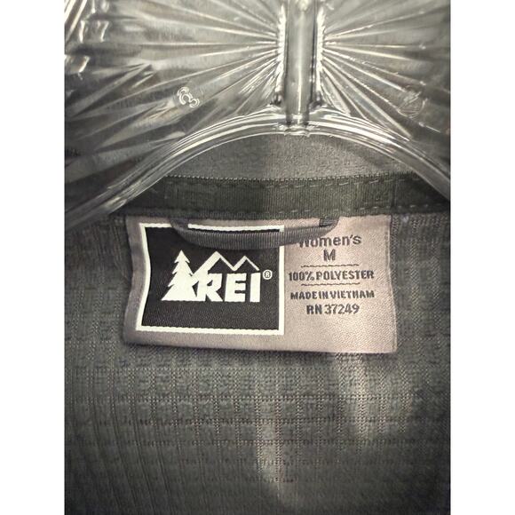 REI Fleece Jacket Women's Blue Full Zip Outdoor Hiking Gorp Cozy Soft Medium - Picture 2 of 12